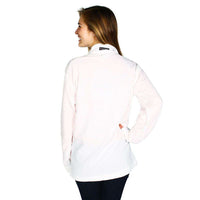 FieldTec Dune Pullover in White with Seersucker Pocket by Southern Marsh - Country Club Prep