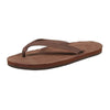 Women's Thin Strap Premier Leather Single Layer Arch Sandal in Expresso by Rainbow Sandals - Country Club Prep