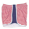 Delta Zeta Shorts in Red, White and Blue by Krass & Co. - Country Club Prep