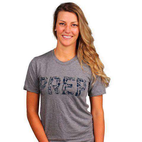 All Things Prep Tee in Grey by Country Club Prep - Country Club Prep