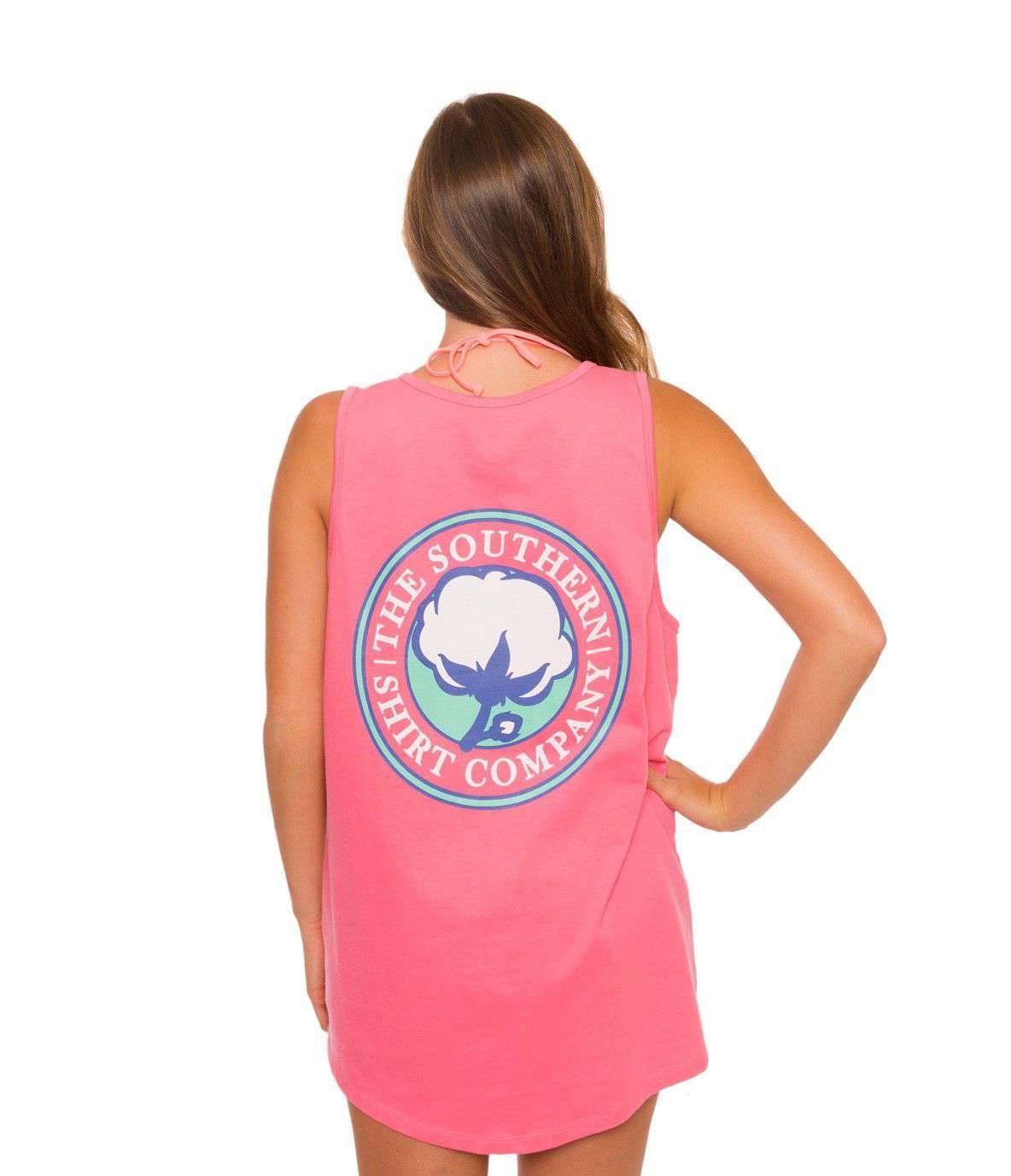 Jenny Tank in Pink Lemonade by The Southern Shirt Co. - Country Club Prep