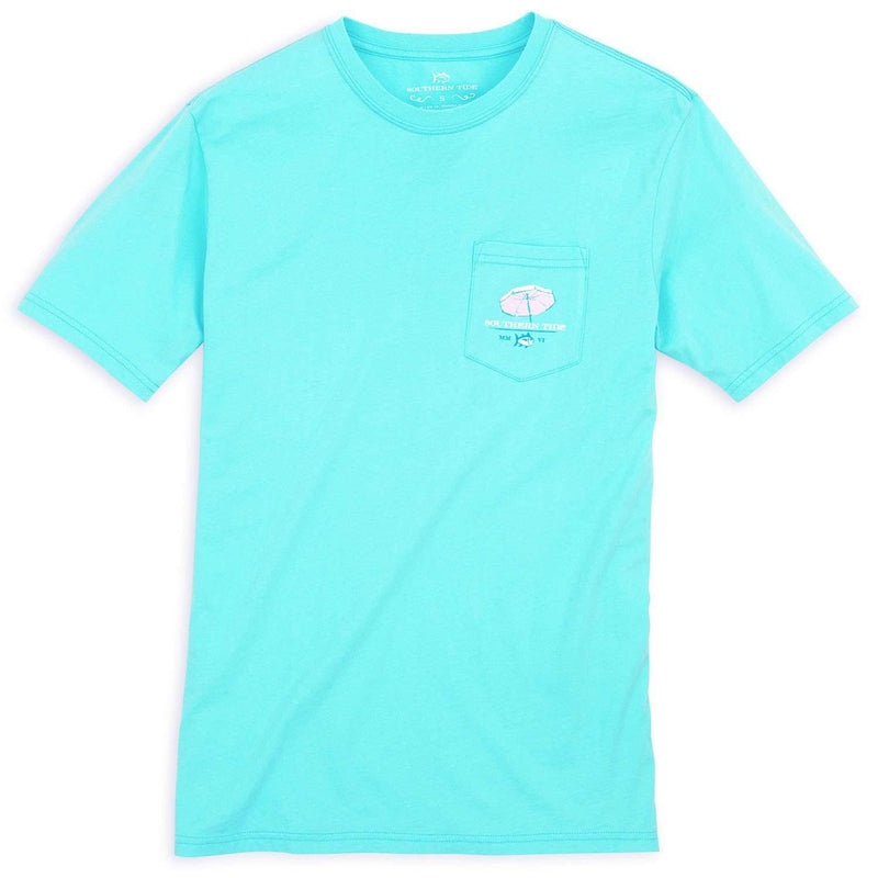 Ladies The Sea Will Set You Free Tee in Crystal Blue by Southern Tide - Country Club Prep