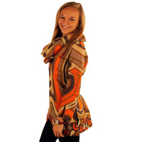 Funnel Tunic in Fever Dance Autumn by Gretchen Scott Designs - Country Club Prep
