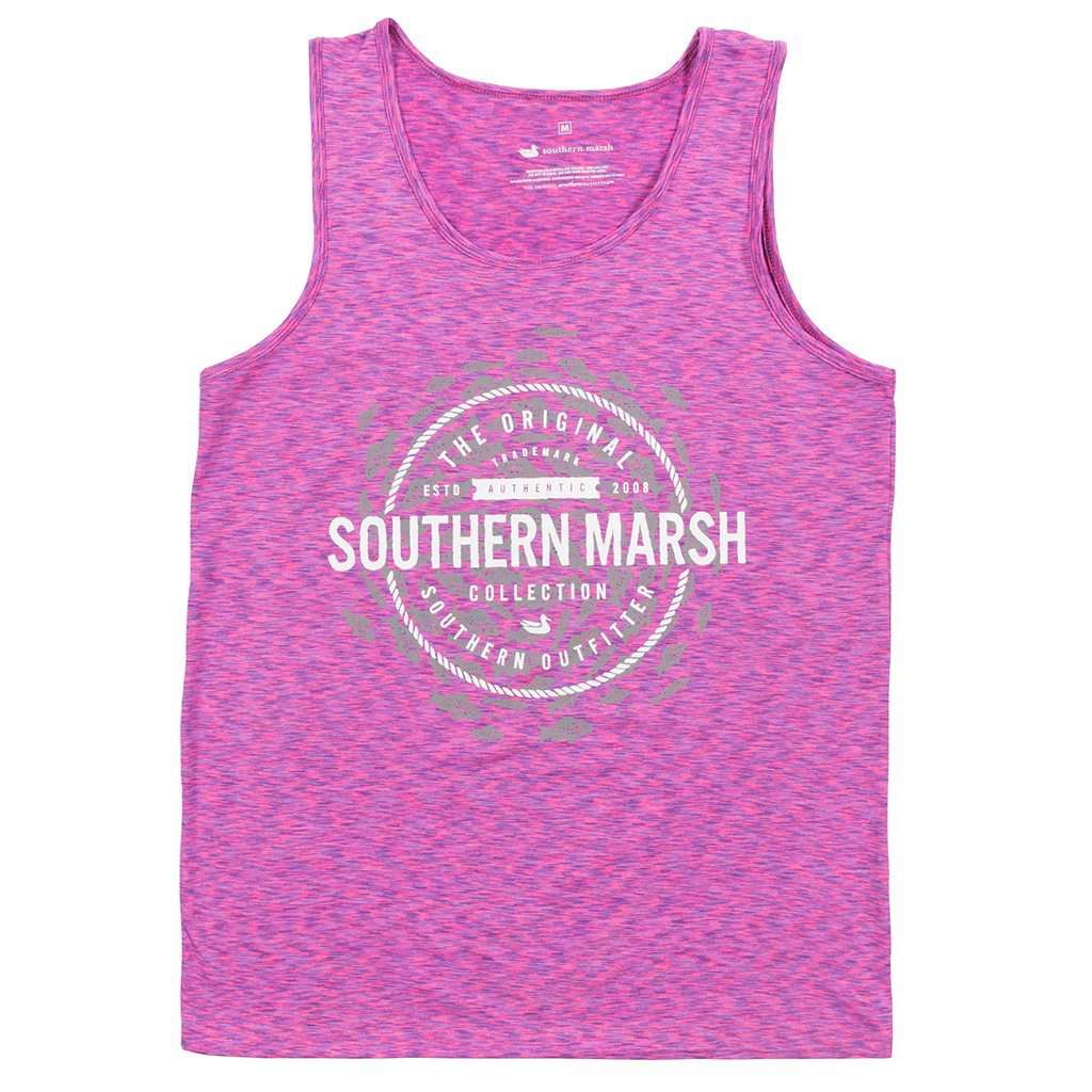 Schools Out Forever Tank in Purple & Pink by Southern Marsh - Country Club Prep