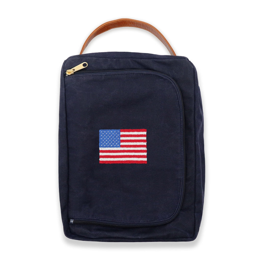 American Flag Shoe Bag by Smathers & Branson - Country Club Prep