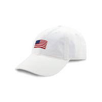 American Flag XL Fit Needlepoint Hat by Smathers & Branson - Country Club Prep