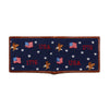 Navy needlepoint patch with USA and 1776 text, featuring American flags and eagles.