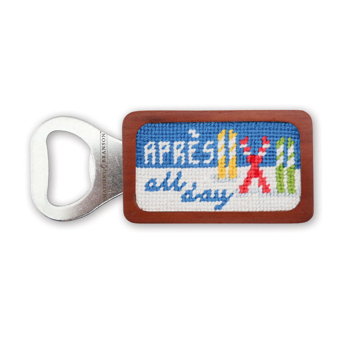 Après All Day Needlepoint Bottle Opener by Smathers & Branson - Country Club Prep