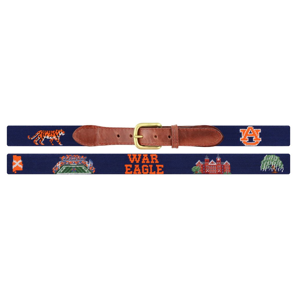 Auburn Life Needlepoint Belt by Smathers & Branson - Country Club Prep