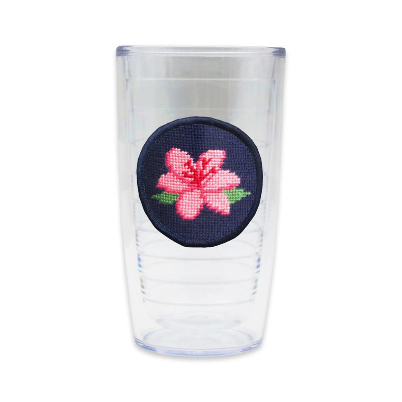 Azalea Needlepoint Tumbler by Smathers & Branson - Country Club Prep