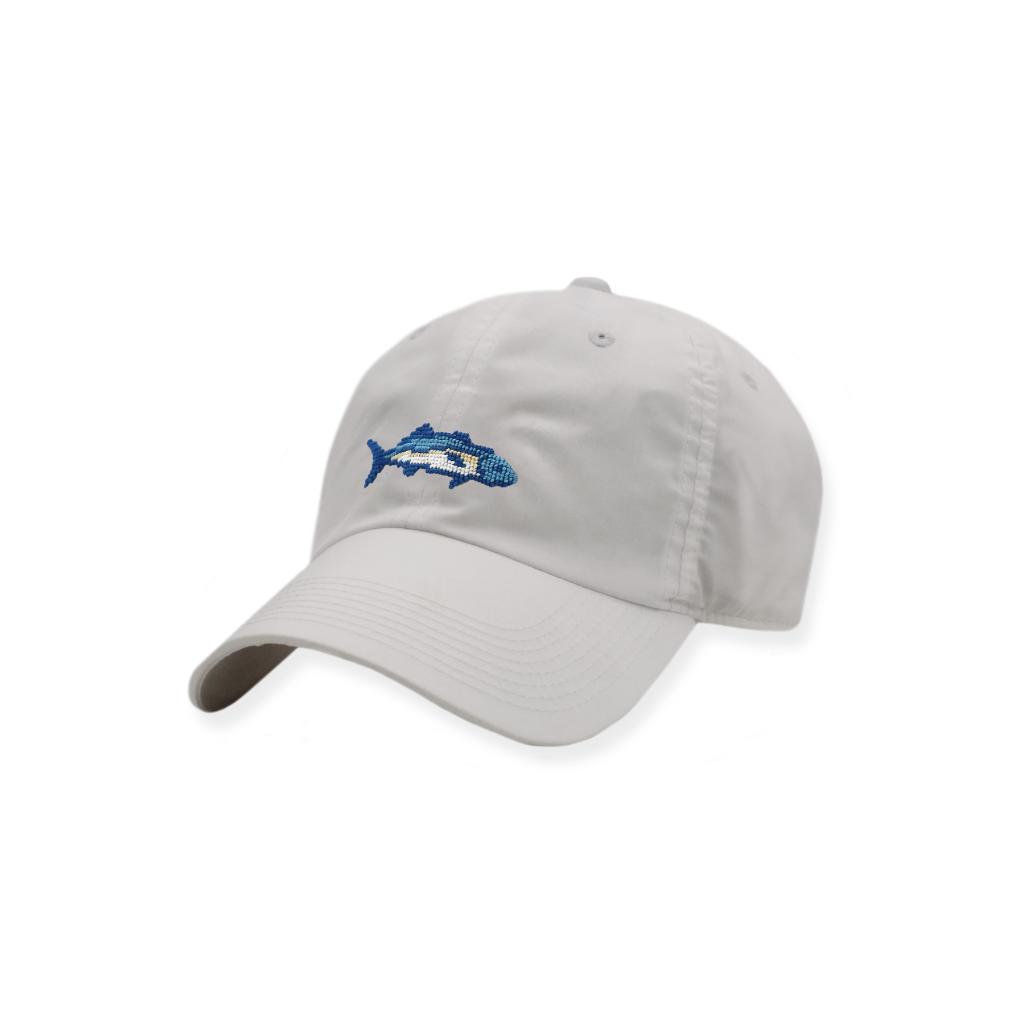 Azul Fish Performance Hat in Grey by Smathers & Branson - Country Club Prep