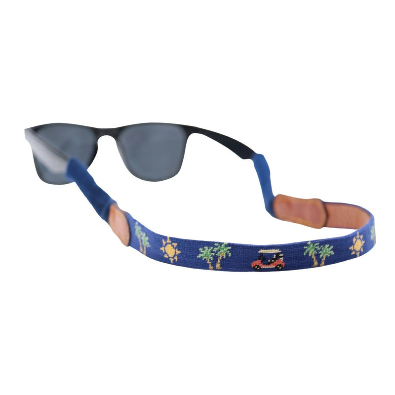Beachy Golf Needlepoint Sunglass Strap by Smathers & Branson - Country Club Prep