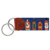 Bourbon Bottles Needlepoint Key Fob by Smathers & Branson