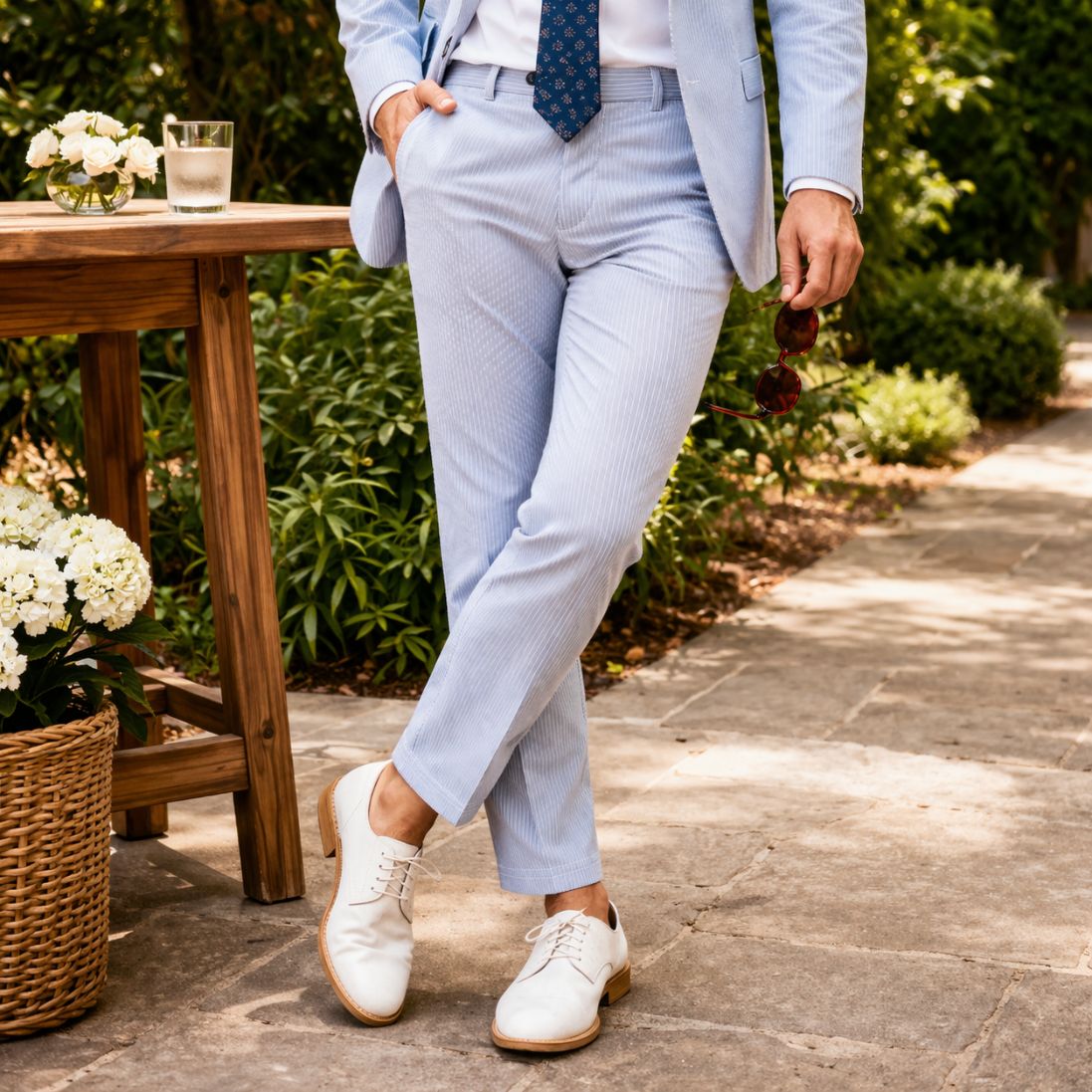 Classic White Suede Sport Buck by Country Club Prep White Nubuck / 11