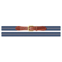 Camden Stripe Needlepoint Belt by Smathers & Branson - Country Club Prep