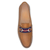 Navy & Red Surcingle Downing Bit Loafer in Saddle Leather by Smathers & Branson - Country Club Prep