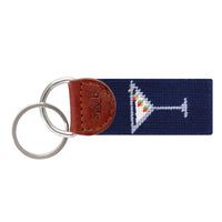 Dirty Martini Needlepoint Key Fob by Smathers & Branson