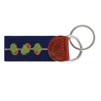 Dirty Martini Needlepoint Key Fob by Smathers & Branson