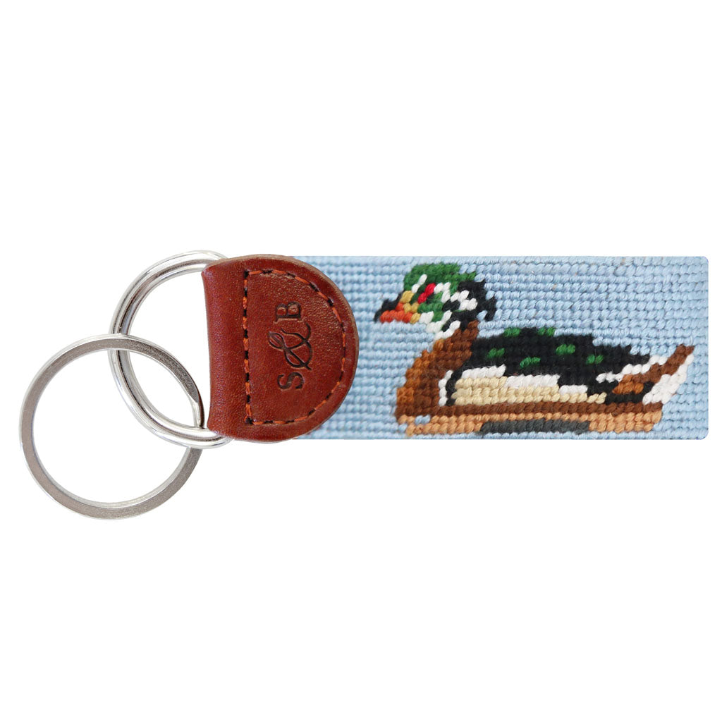 Duck Decoys Needlepoint Key Fob by Smathers & Branson - Country Club Prep