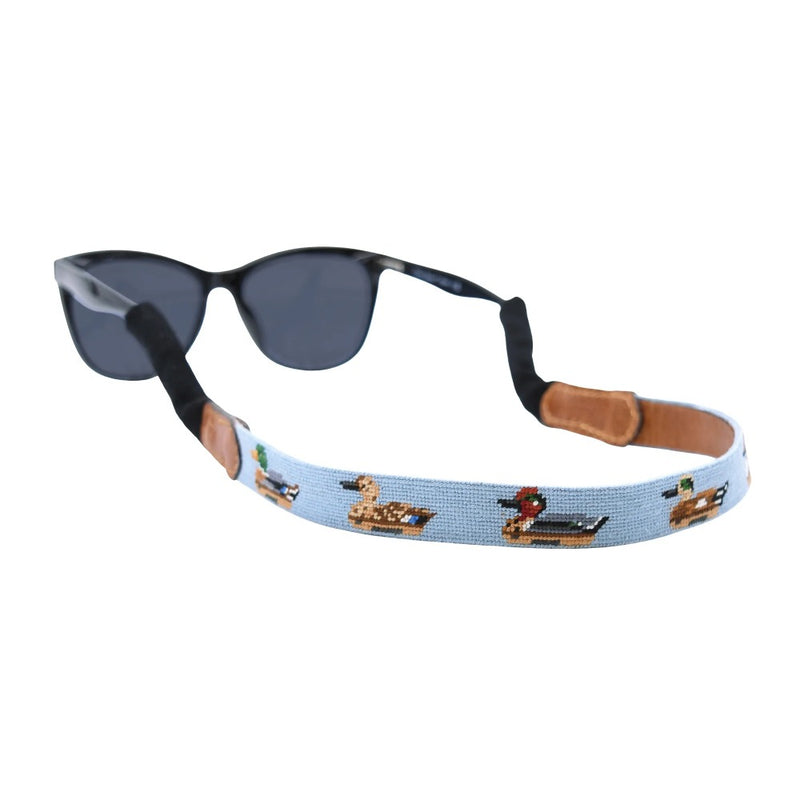 Duck Decoys Needlepoint Sunglass Straps by Smathers & Branson - Country Club Prep