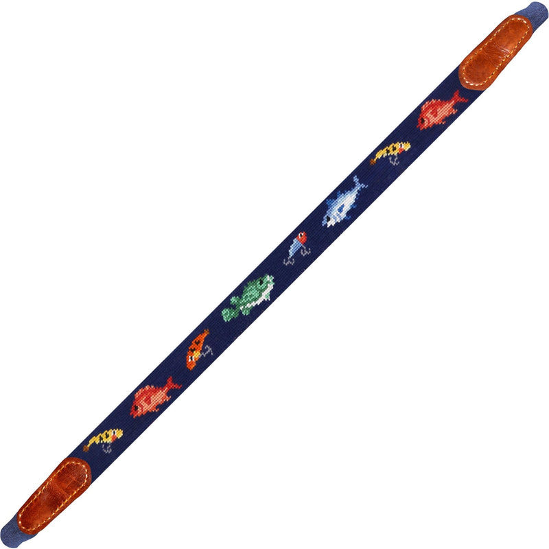Fish & Tackle Needlepoint Sunglass Straps by Smathers & Branson - Country Club Prep