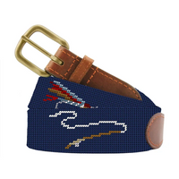 Fly Fishing Life Needlepoint Belt by Smathers & Branson
