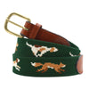 Fox Chase Needlepoint Belt by Smathers & Branson - Country Club Prep