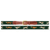 Fox Chase Needlepoint Belt by Smathers & Branson - Country Club Prep