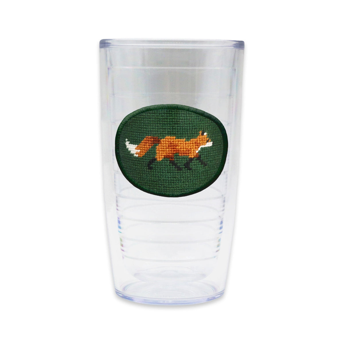 Fox Needlepoint Tumbler by Smathers & Branson