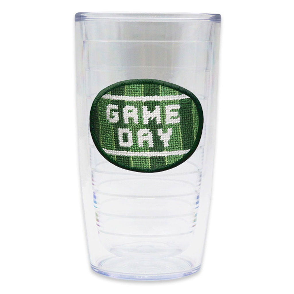 Game Day Needlepoint Tumbler by Smathers & Branson - Country Club Prep