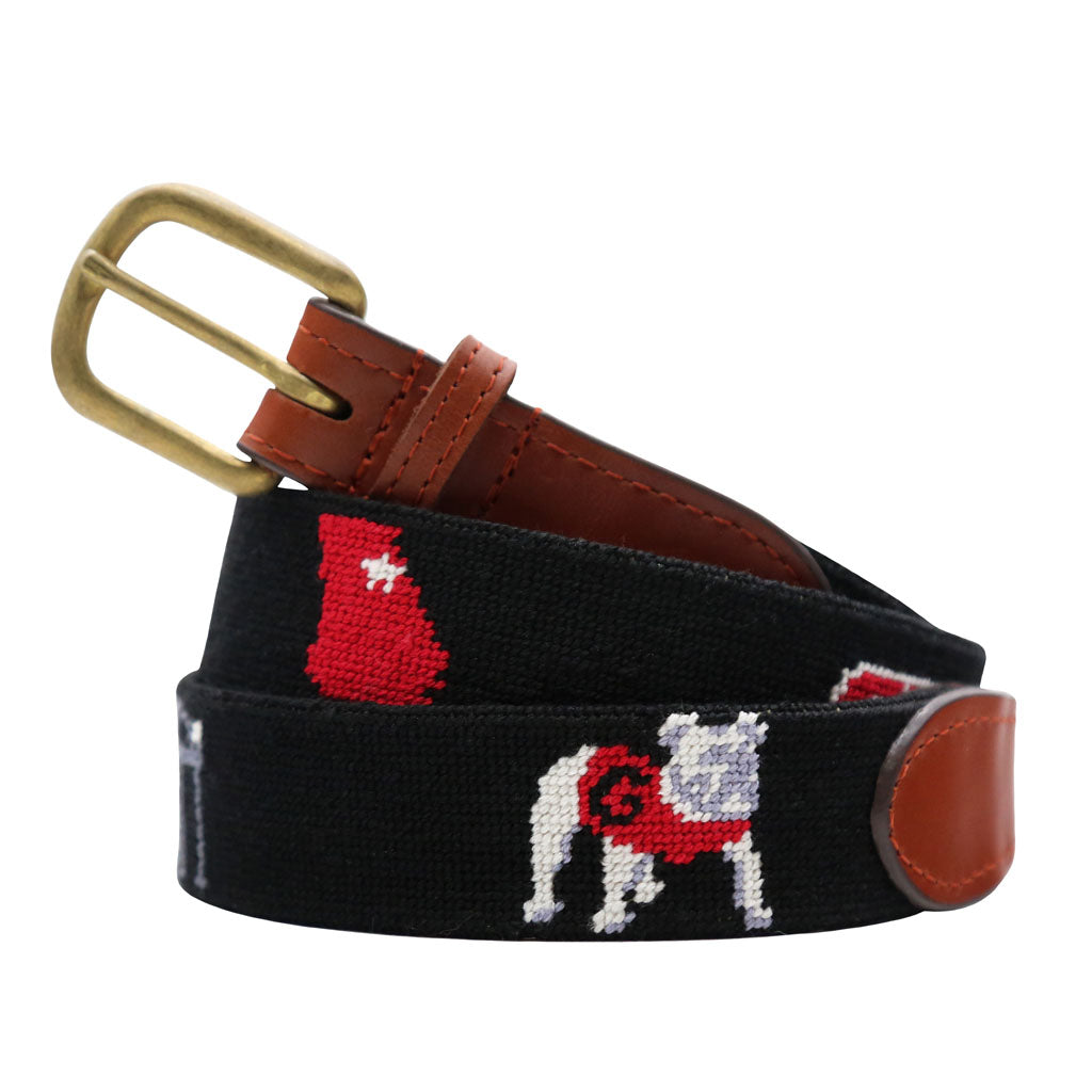 Georgia Life Needlepoint Belt by Smathers & Branson - Country Club Prep