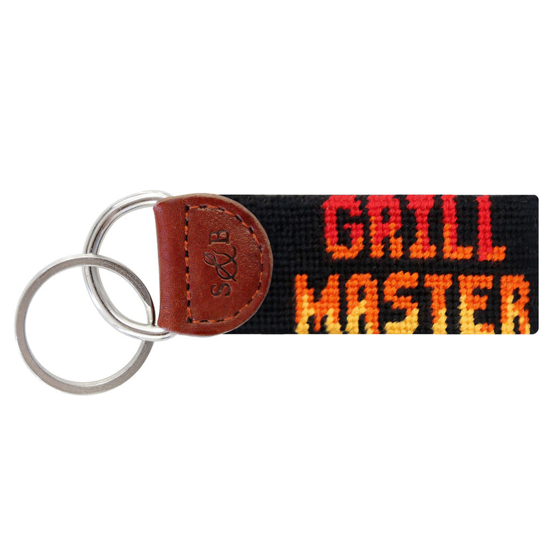 Grill Master Needlepoint Key Fob by Smathers & Branson - Country Club Prep