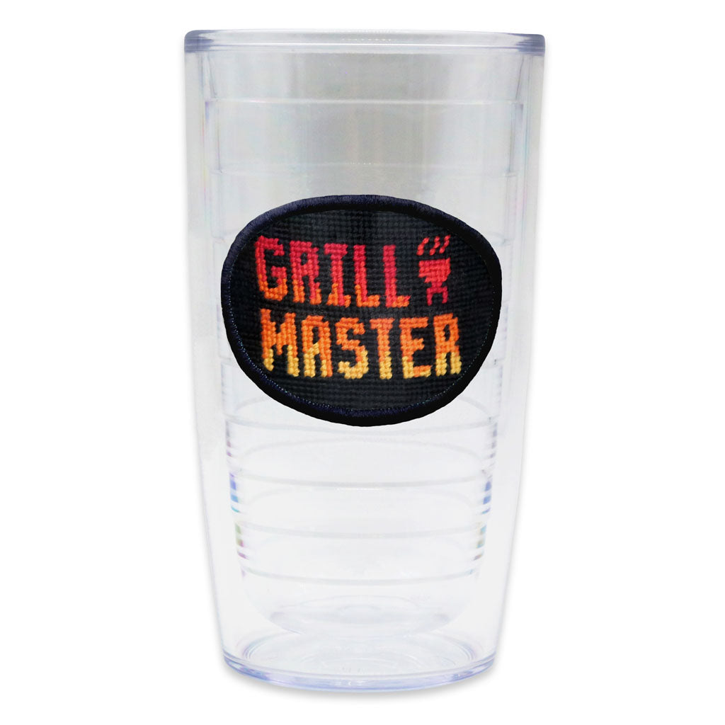 Grill Master Needlepoint Tumbler by Smathers & Branson - Country Club Prep