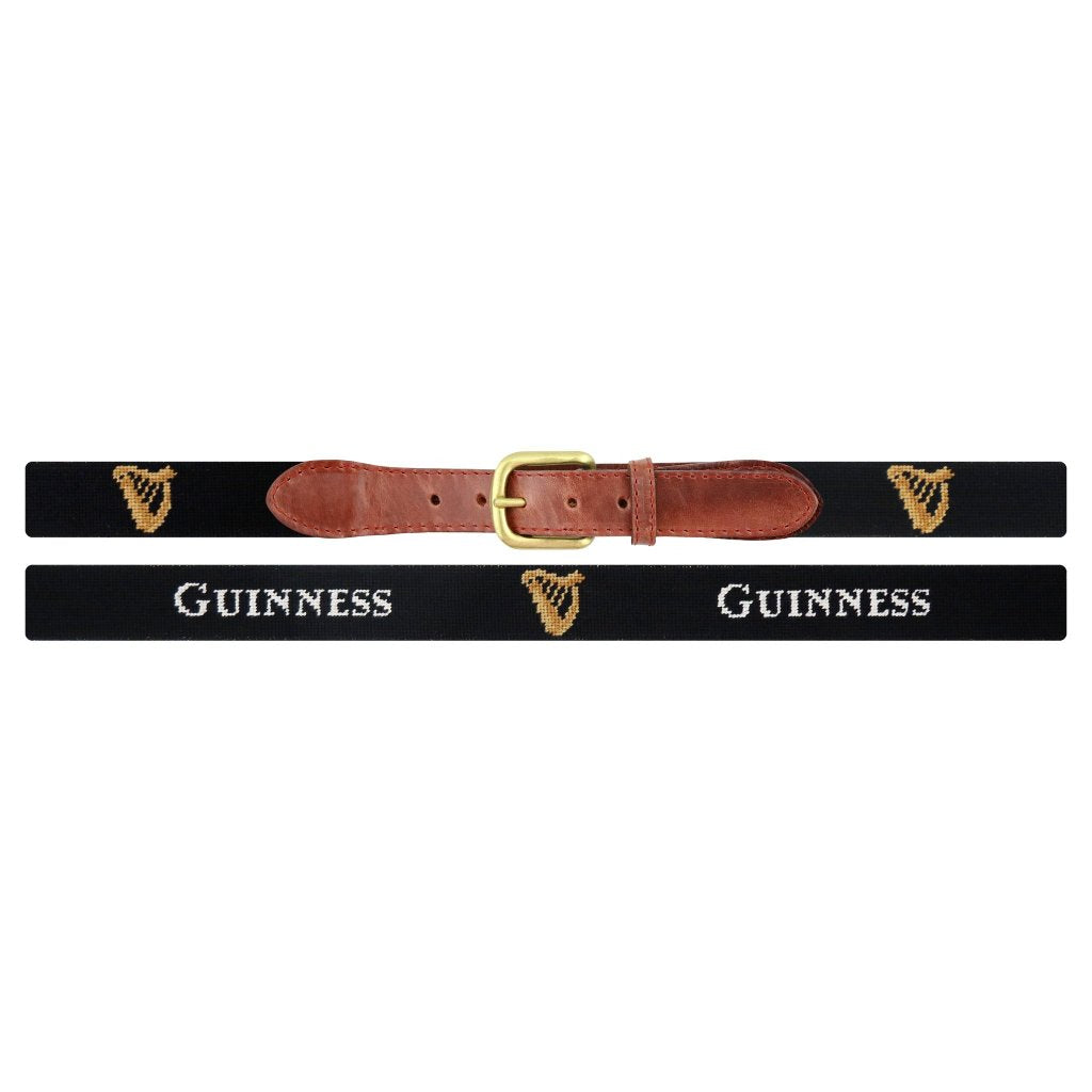Guinness Harp Needlepoint Belt by Smathers & Branson - Country Club Prep