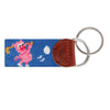 Ham and Egging Needlepoint Key Fob by Smathers & Branson