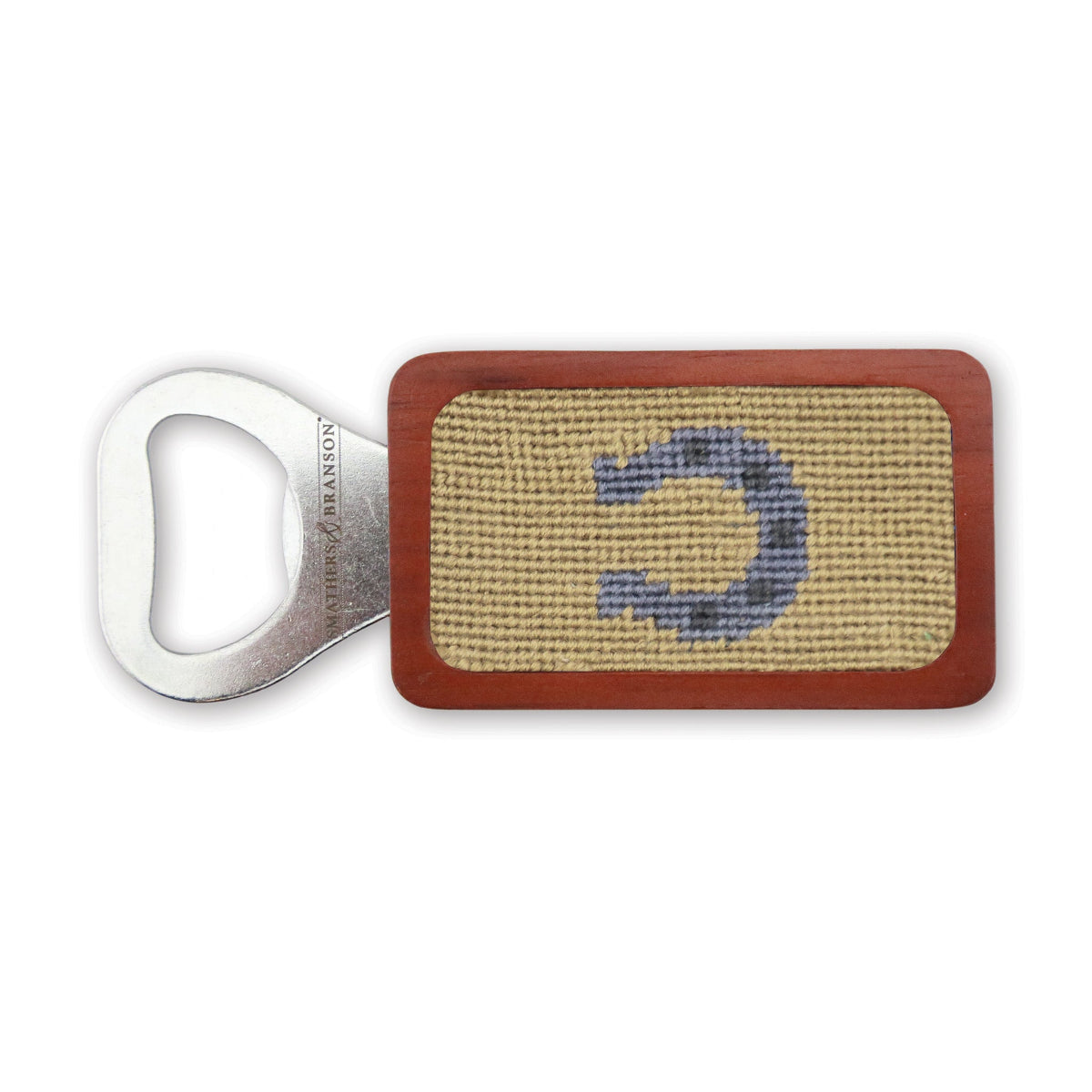 Horseshoe Needlepoint Bottle Opener by Smathers & Branson - Country Club Prep