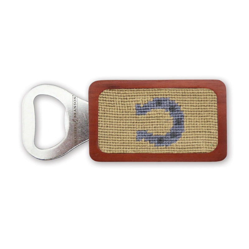 Horseshoe Needlepoint Bottle Opener by Smathers & Branson - Country Club Prep