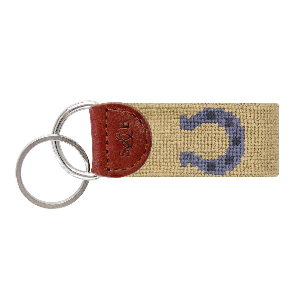 Horseshoe Needlepoint Key Fob by Smathers & Branson - Country Club Prep