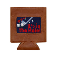 It's In the Hole Tulips Needlepoint Can Cooler by Smathers & Branson - Country Club Prep