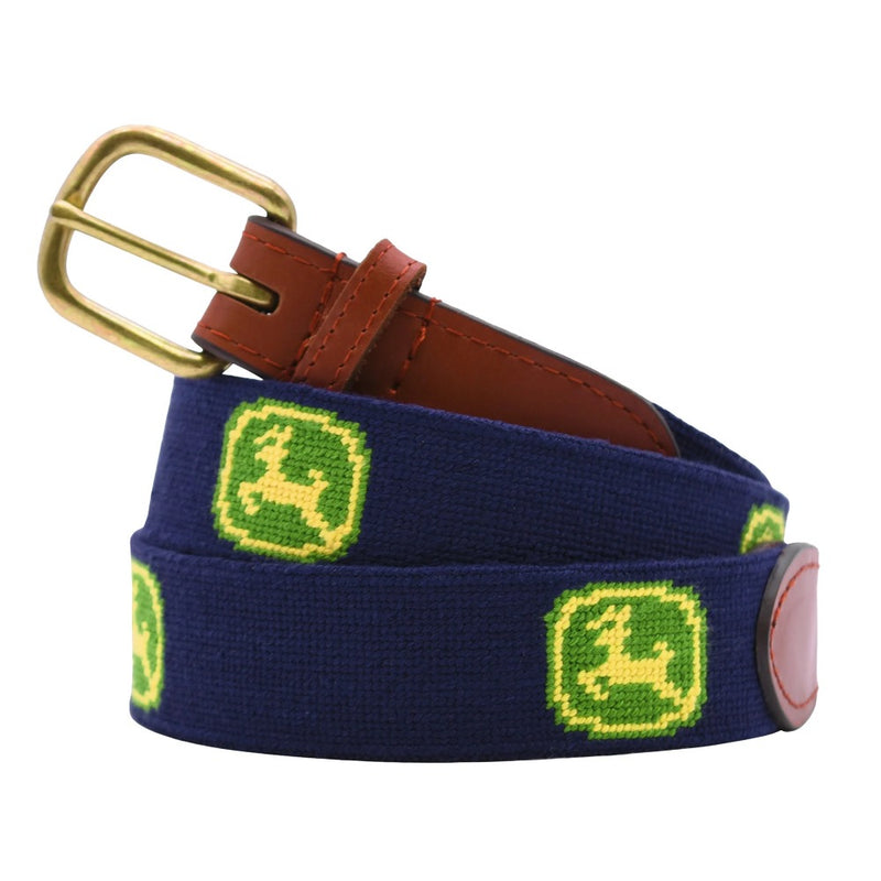 John Deere Needlepoint Belt by Smathers & Branson - Country Club Prep