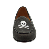 Jolly Roger Needlepoint Belgian Loafers by Smathers & Branson - Country Club Prep