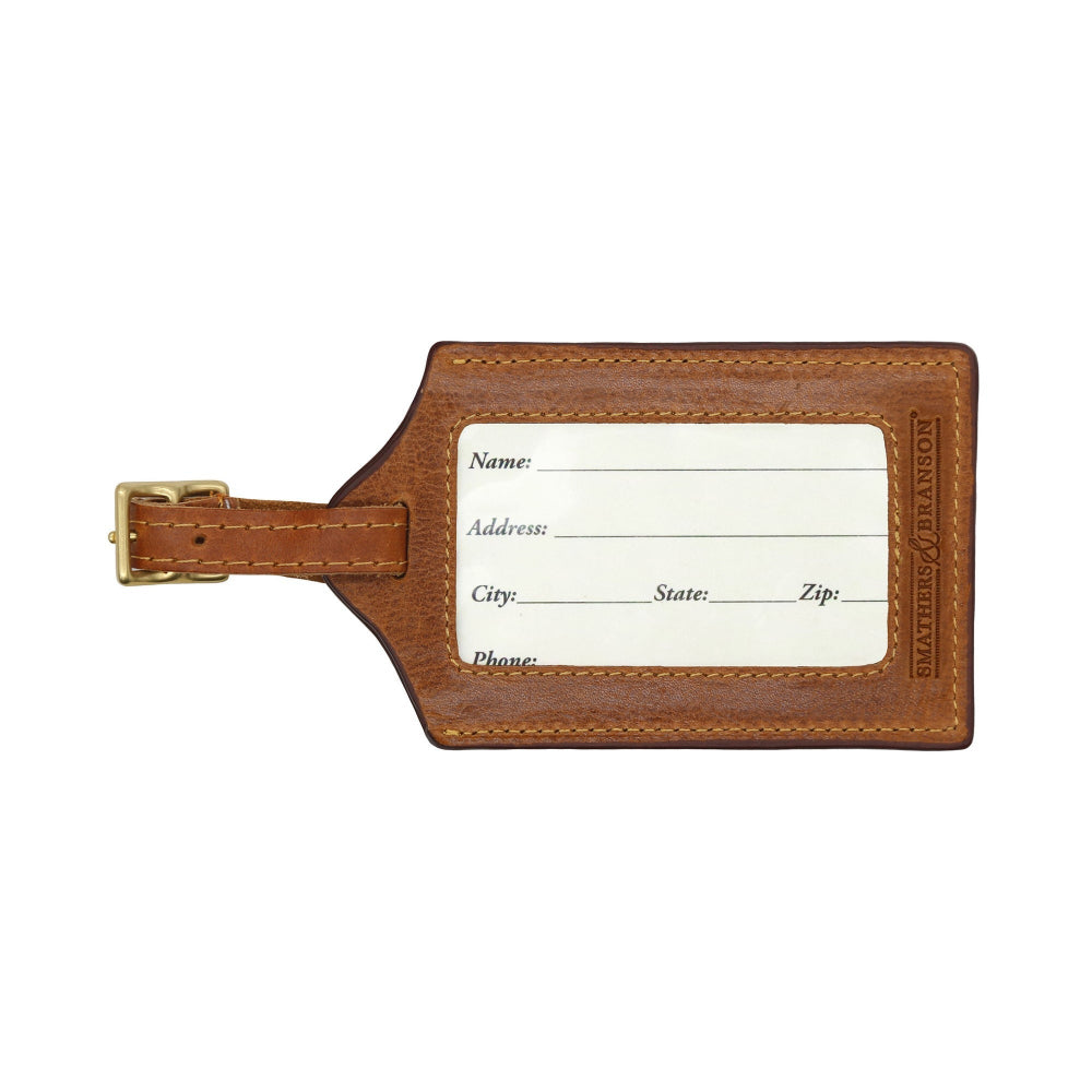 Tennis Overhead Needlepoint Luggage Tag by Smathers & Branson - Country Club Prep
