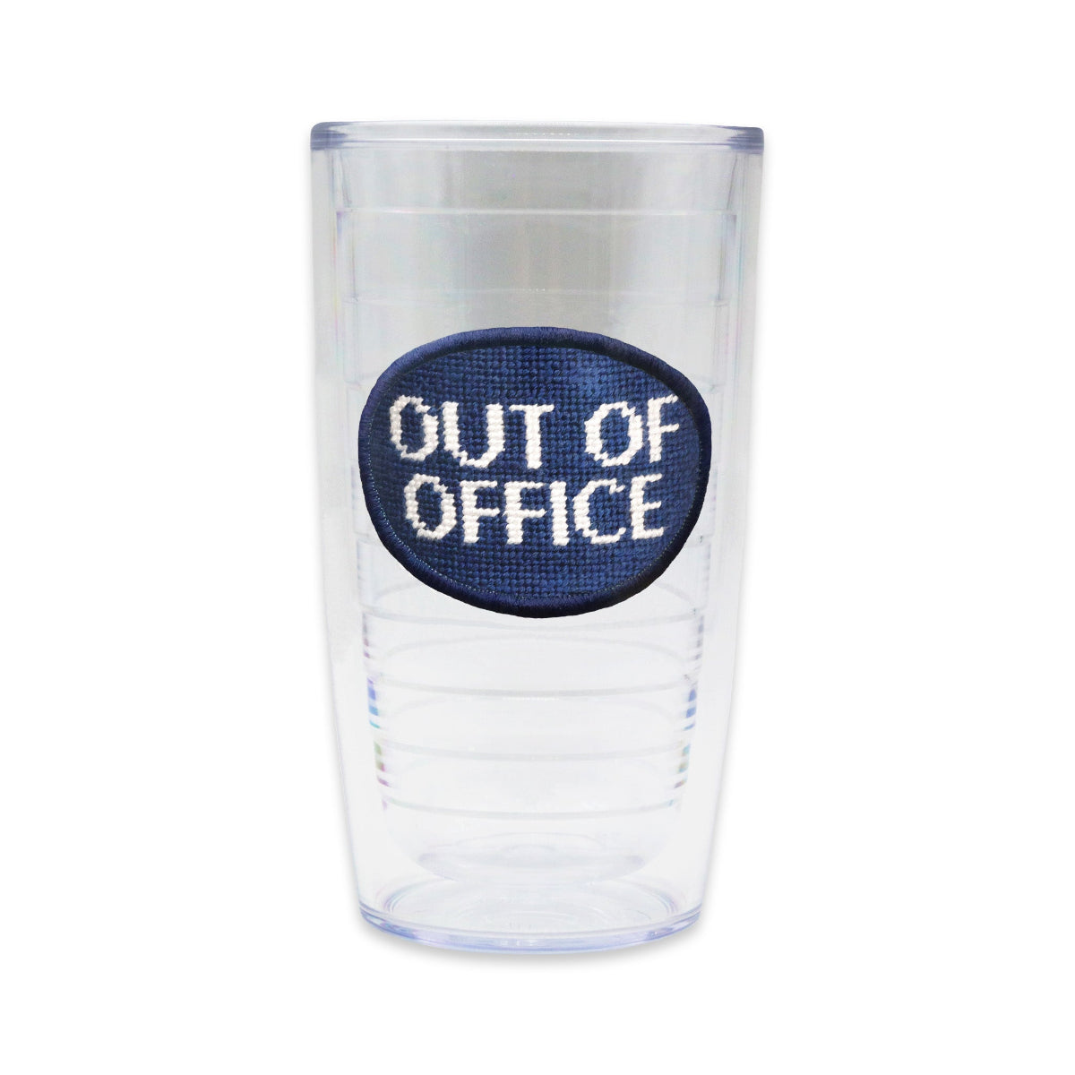 Out of Office Memo Needlepoint Tumbler by Smathers & Branson