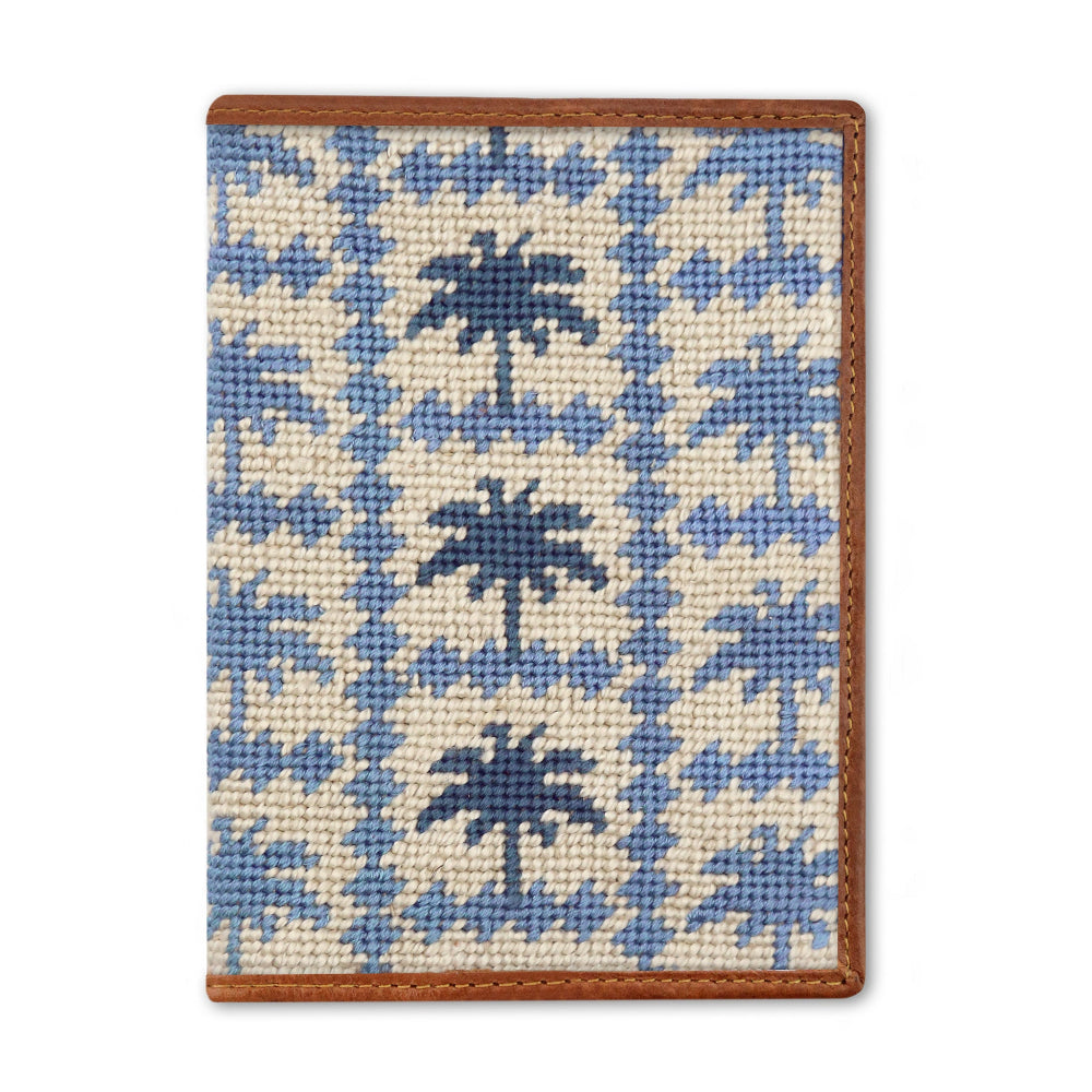 Smathers & Branson Palms Needlepoint Passport Case - Thumbnail 3