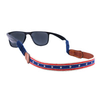 Patriotic Surcingle Needlepoint Sunglass Straps by Smathers & Branson - Country Club Prep