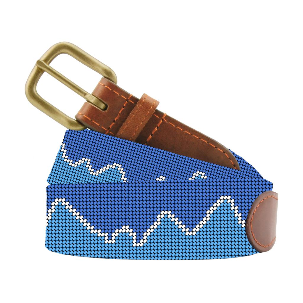 Ridgeline Needlepoint Belt by Smathers & Branson - Country Club Prep