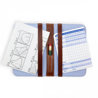 Tonal Clubs Needlepoint Scorecard Holder by Smathers & Branson - Country Club Prep