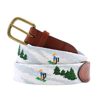 Slopes Needlepoint Belt by Smathers & Branson - Country Club Prep