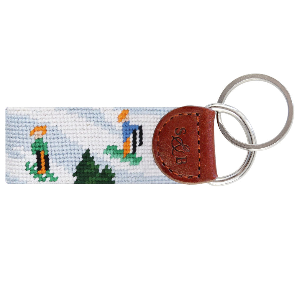 Slopes Needlepoint Key Fob by Smathers & Branson - Country Club Prep
