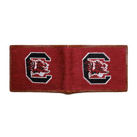 University of South Carolina Needlepoint Bi-Fold Wallet by Smathers & Branson - Country Club Prep